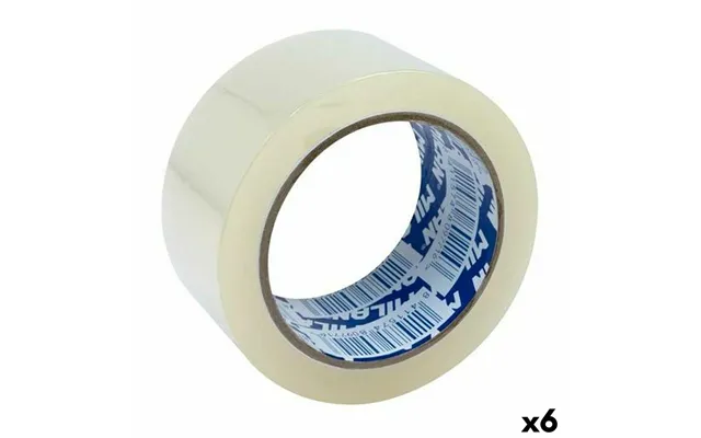 Milan Pakketape Gennemsigtig 5 Cm × 66 M - 6 Ruller