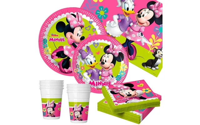 Minnie Mouse Happy Deluxe Festpakke - 89 Dele
