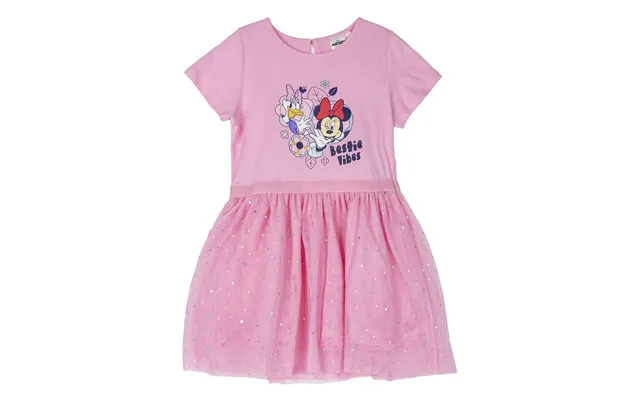 Minnie Mouse Kjole Til Piger - Pink, 3 År
