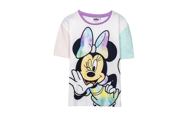 Minnie Mouse Kortærmet T-shirt Til Piger - Mørkegrøn Multifarvet, 5 År