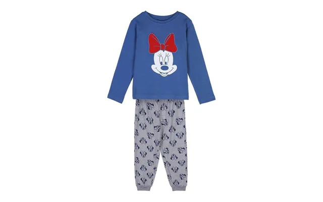 Minnie Mouse Pyjamas Til Piger - Mørkeblå, 2 År, 100% Bomuld