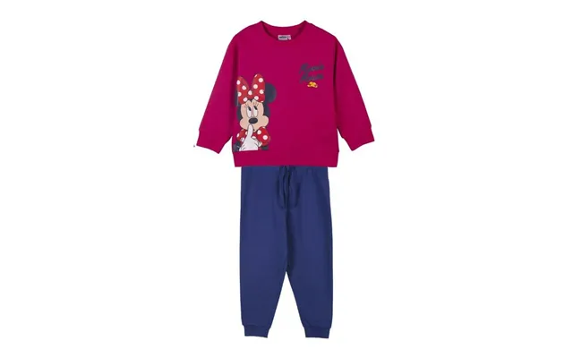Minnie Mouse Træningsdragt Til Piger - Fuchsia, 5 År
