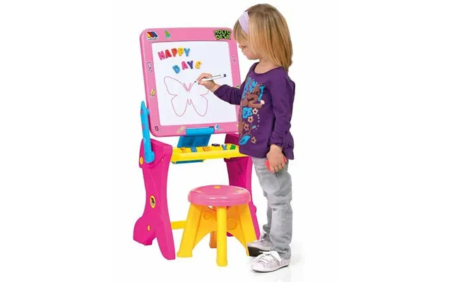 Moltó Magnetisk Skrivebord Med Whiteboard - Pink