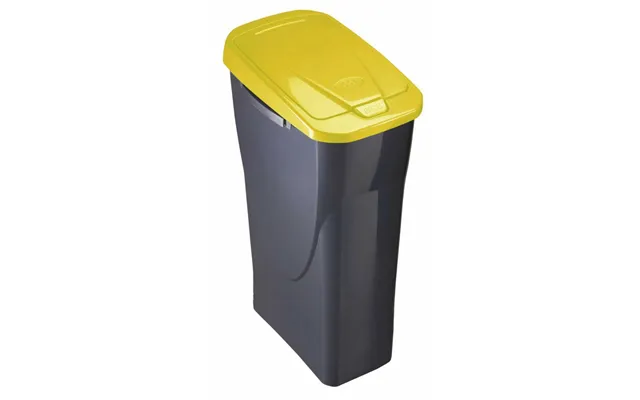 Mondex Ecobin Affaldsspand Til Genbrug 25 L - Gul Låg