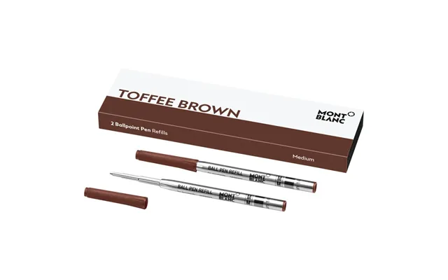 Montblanc Refill Til Kuglepen - Brun, Medium 2 Stk.