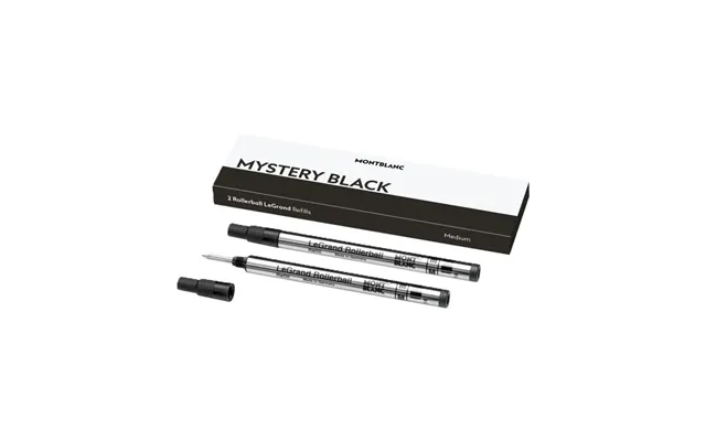 Montblanc Refill Til Kuglepen - Mystery Black, 2 Stk., Sort Blæk