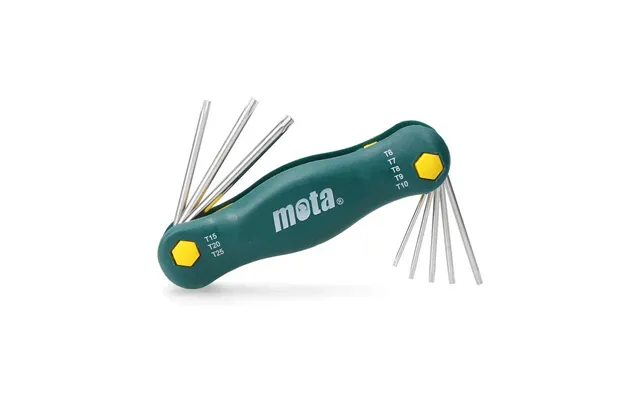 Mota Torx Nøglesæt Lr81 - Foldbart Lommekniv-sæt T6-t25