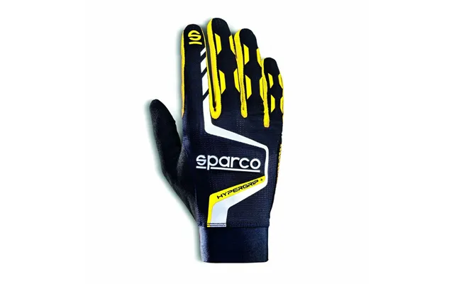 Motorcykelhandsker Sparco Hypergrip Str. 9 - Gul Sort