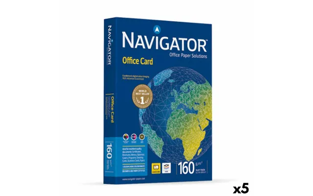 Navigator Office Card Printerpapir A4 Hvid - 160 G M 5 Pk