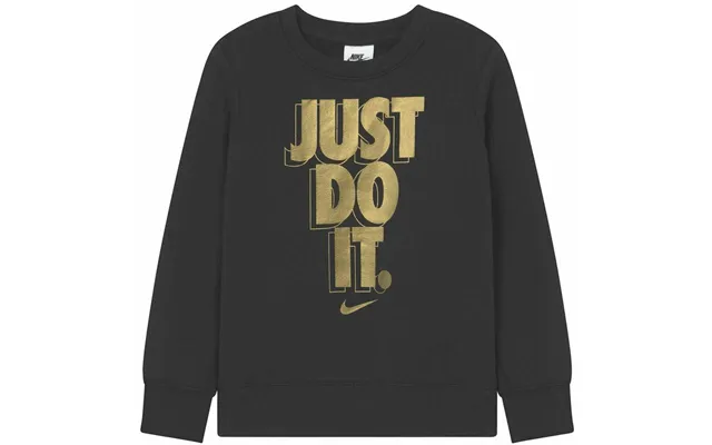 Nike Børnesweatshirt Uden Hætte - Sort, 4-5 År