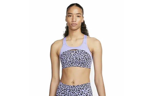 Nike Dri-fit Swoosh Sports-bh - Blå S