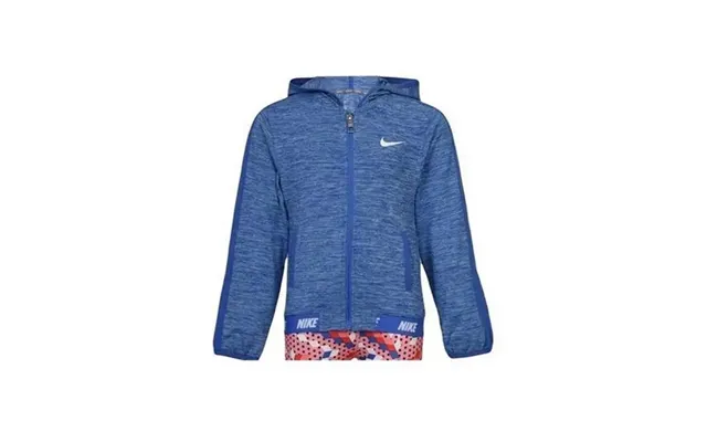 Nike Sweatshirt Med Hætte Til Piger 937-b8y - Blå 4-5 År