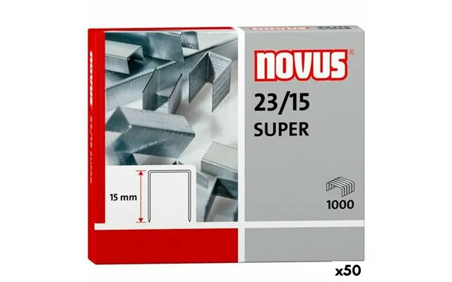 Novus Hæfteklammer 23 15 - 1000 Stk. 50 Æsker