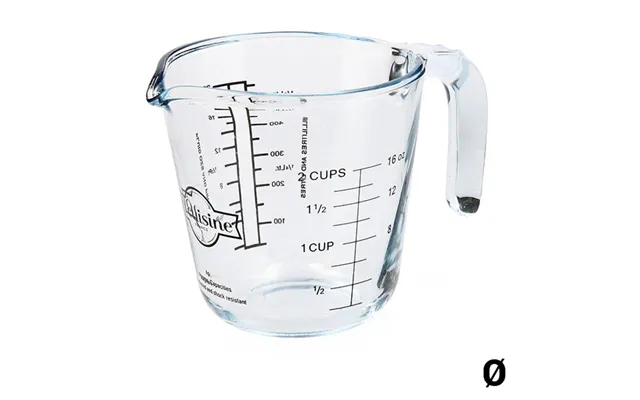 Ô Cuisine Målebæger I Glas 0,25 L - Gennemsigtig