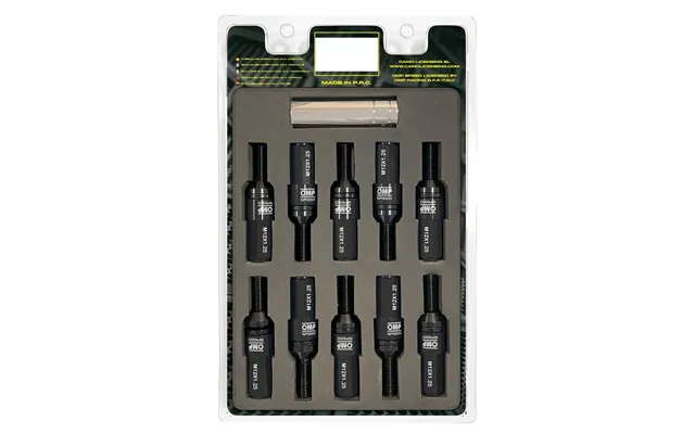 Omp Skruesæt Omps09971201 - M12 X 1,25, 28 Mm, Sort 20 Stk.