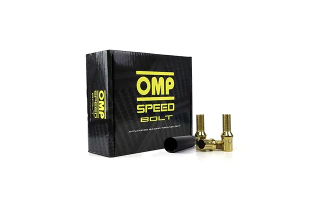 Omp Speed Bolt Møtrikker 27 Mm - Gul, 20 Stk., M14 × 1,25