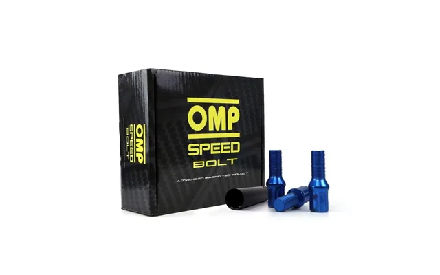 Omp Speed Bolt Møtrikkesæt 27 Mm Blå - 20 Stk. M12 X 1,25