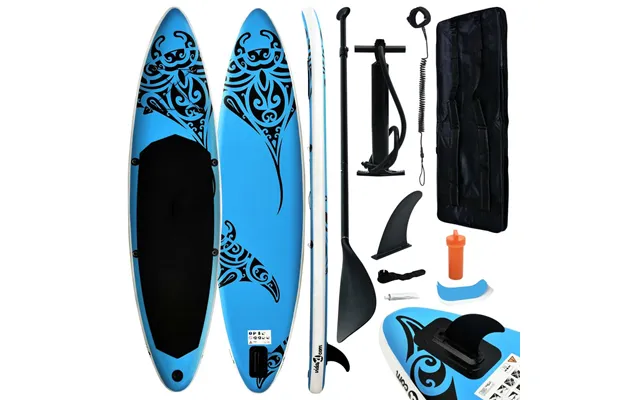 Oppusteligt Paddleboardsæt 320x76x15 Cm Blå