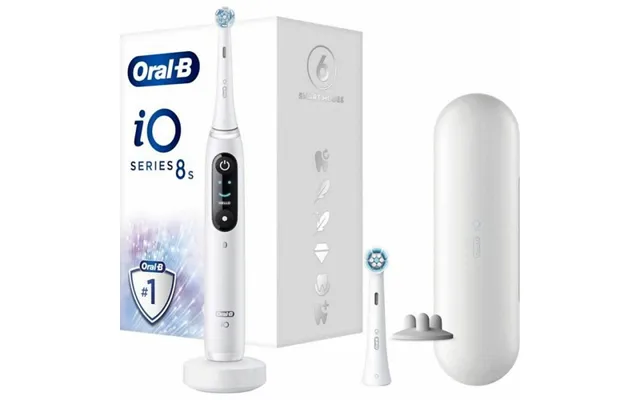 Oral-b Io Series 8s Elektrisk Tandbørste - Hvid Sort