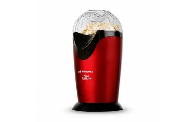 Orbegozo 17676 Orb Popcornmaskine - 1000 W, Rød
