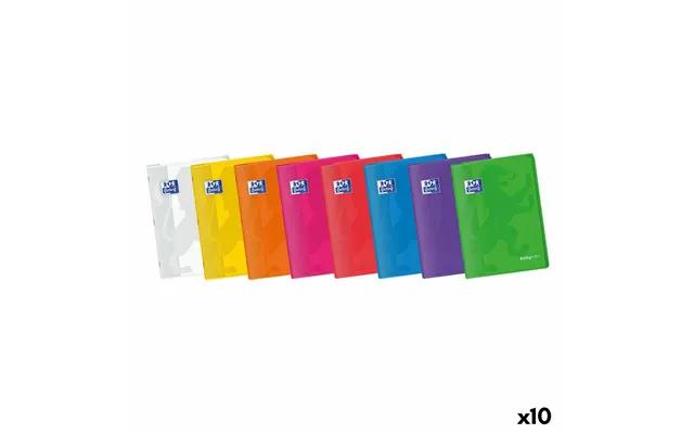 Oxford Easybook Notesbog A4 - 48 Ark, 10-pak, Multifarvet