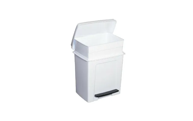 Papirkurv Med Pedal - Hvid 8 L