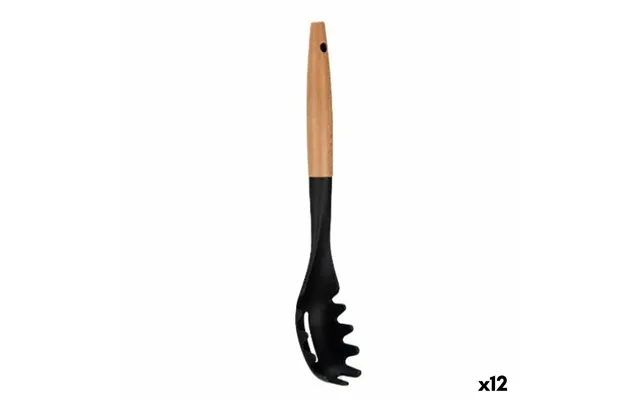 Pastaske Kinvara - Sort Natur, Træ Og Plastik, 6 × 33,5 × 6 Cm 12 Stk