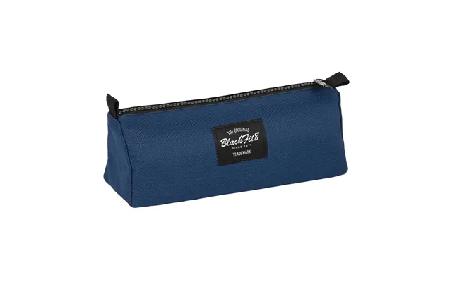 Penalhus Blackfit8 Urban Sort Marineblå 21 X 8 X 7 Cm