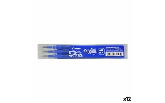 Penrefill Pilot Frixion 0,7 Blå - 3 Stk. 12 Pakker