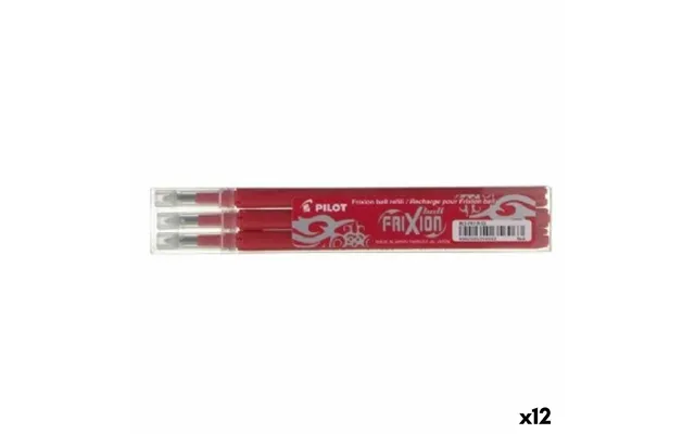 Penrefill Pilot Frixion 0,7 Rød - 3 Stk. 12 Pakker