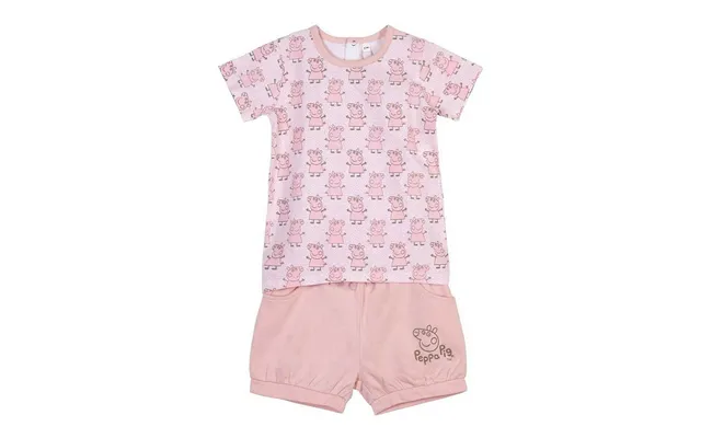 Peppa Pig Sæt Til Baby - Pink, 12 Måneder, 100% Bomuld