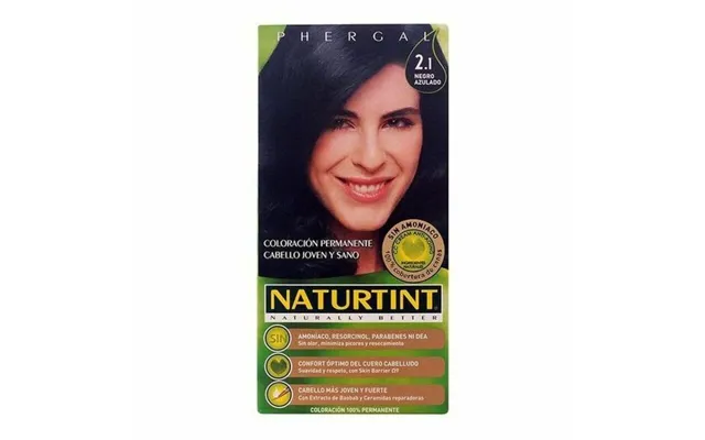 Permanente Hårfarve Naturtint - Blåsort 2.1 Uden Ammoniak 170 Ml