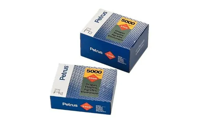 Petrus Hæfteklammer 530 6 - 6 Mm, 5.000 Stk.