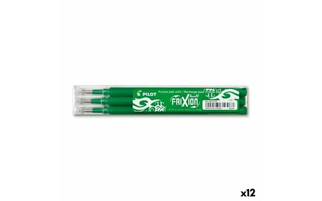 Pilot Frixion Refill Til Kuglepen - Grøn 12 Pak