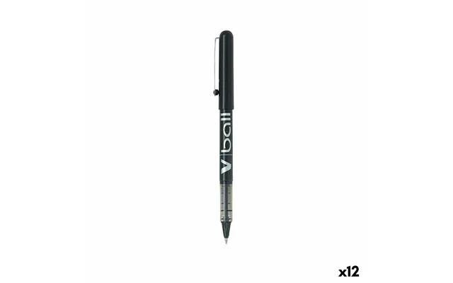Pilot V Ball Kuglepen, Roller, 0,7 Mm - Sort, 12 Stk.