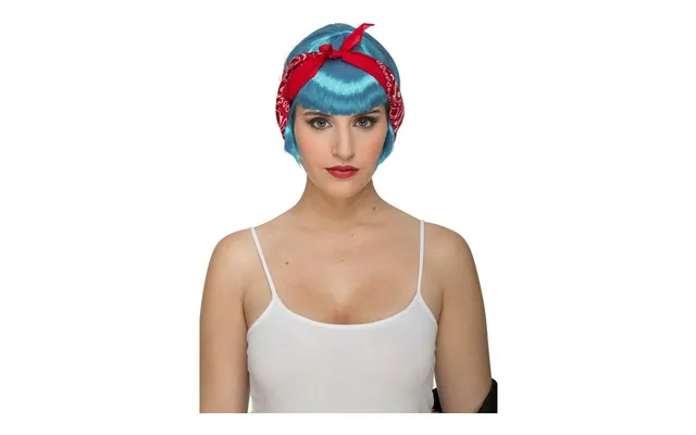 Pin Up Paryk - Blå