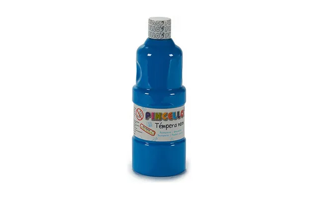 Plakatmaling Tempera - Neon Blå, 400 Ml 6 Stk