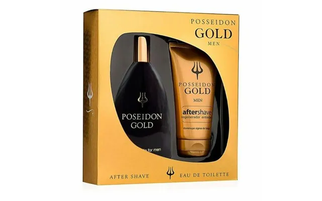 Poseidon Gold For Men - Gaveæske Med Eau De Toilette Og Aftershave 2 Dele