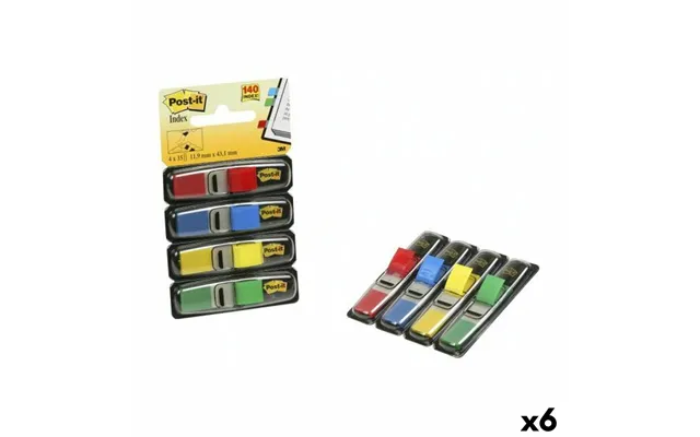 Post-it Index Faner - Multifarver 12 × 43,1 Mm 6 Enheder