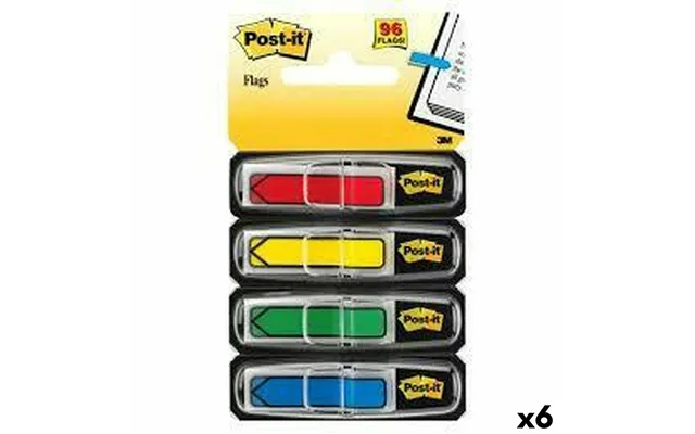 Post-it Index Pilefaner - Multifarver 12 × 43,1 Mm 6 Pak