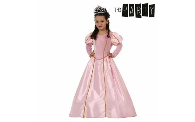 Prinsessekostume Til Børn - Pink, 5-6 År 1 Del