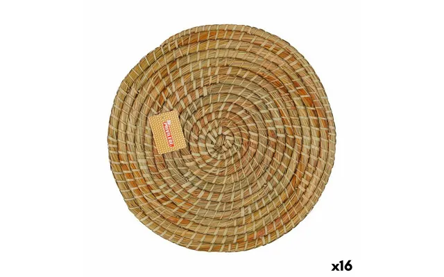 Privilege Dækkeserviet Korne - Brun Flet, Ø 35 Cm 16 Stk.