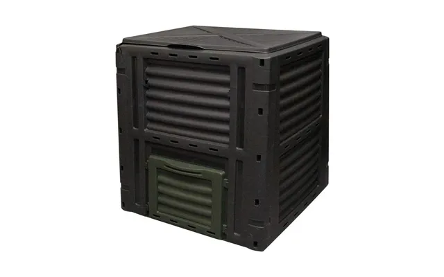 Progarden Kompostbeholder - 450 L, Sort, 80 × 80 × 81 Cm