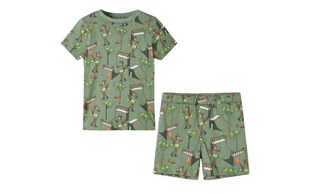 Pyjamas Til Børn Str. 140 Lys Kakifarve
