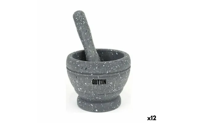 Quttin Køkkenmørtel I Plastik 11 × 9 Cm - Sort 12 Stk.