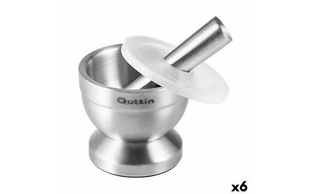 Quttin Morter I Rustfrit Stål - 9,8 × 8,2 Cm, Anti-skrid 6 Stk