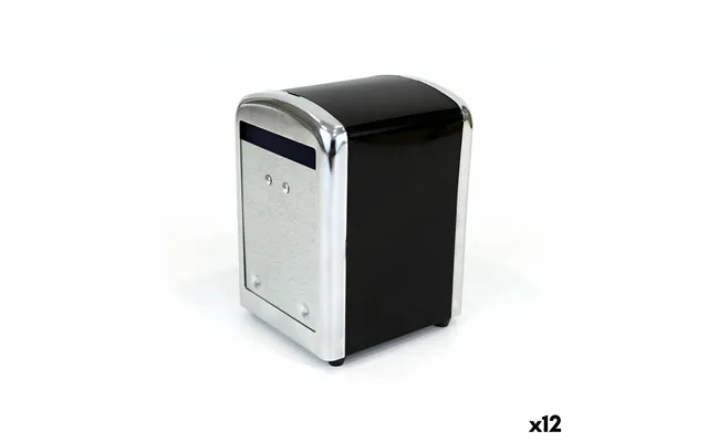 Quttin Servietholder - Sort, 10,6 × 9,6 × 13,9 Cm 12 Stk.