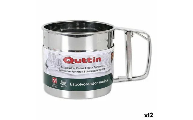 Quttin Sigtemaskine I Rustfrit Stål - 9,5 × 10,5 Cm