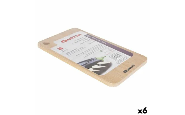 Quttin Skærebræt I Bambus - 37 × 22 Cm Pakke Med 6