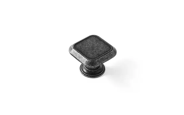 Rei Dørknop 3120 - Sølvfarvet Metal, 30 × 30 Mm, 4 Stk.